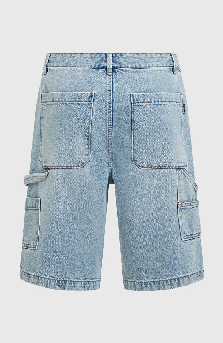 Essentials Denim short | Denim Blue