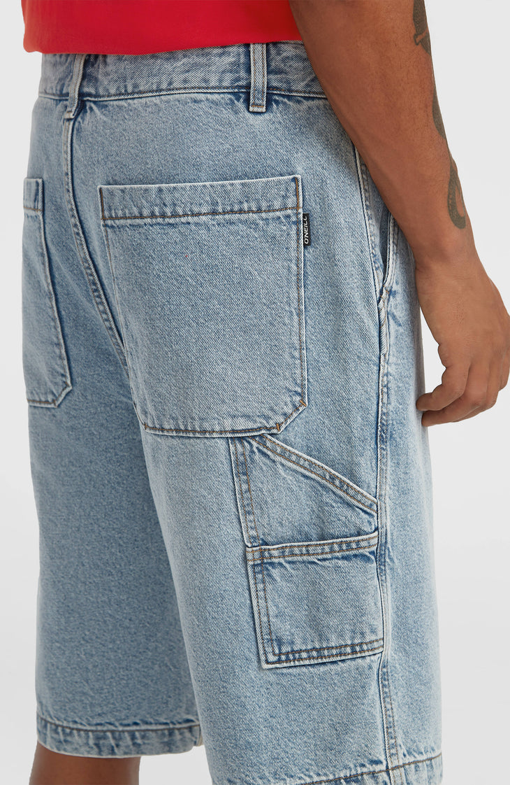 Essentials Denim short | Denim Blue