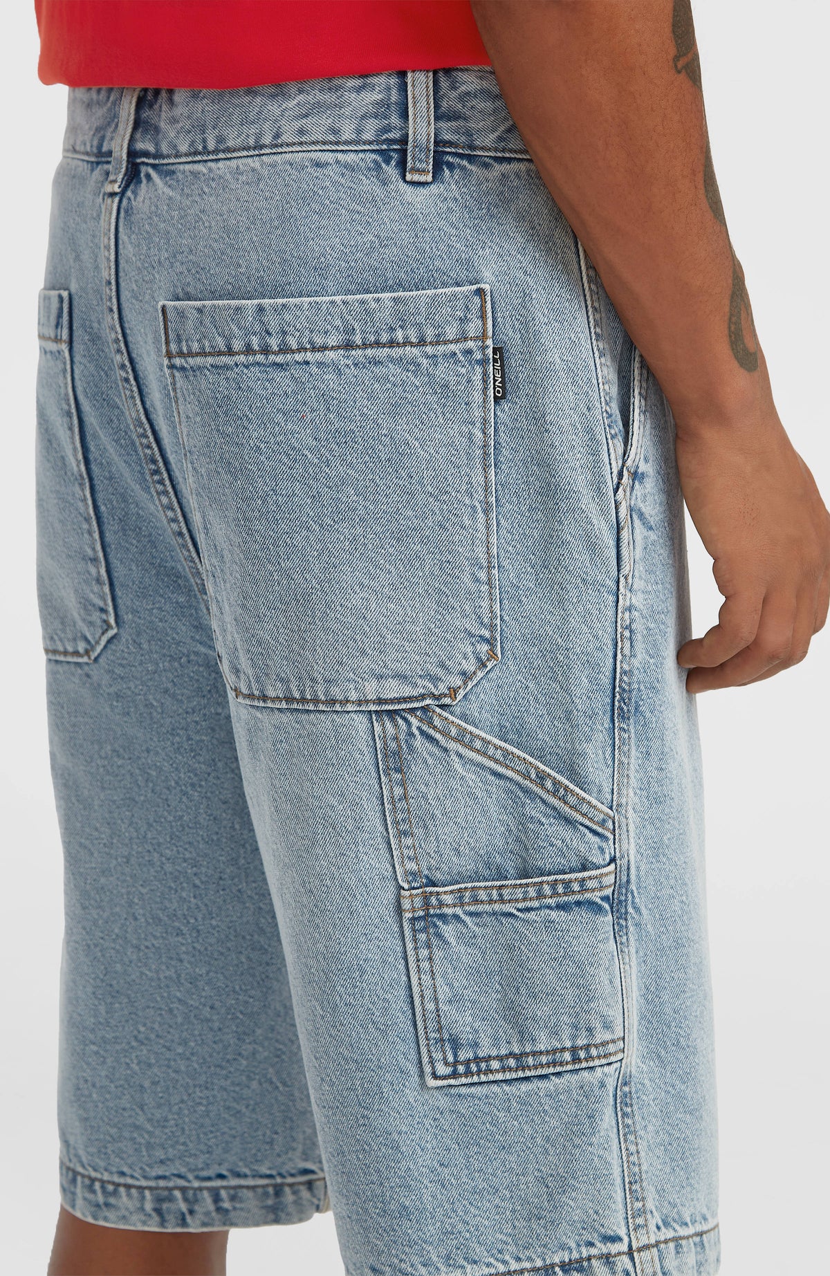 Essentials Denim short | Denim Blue