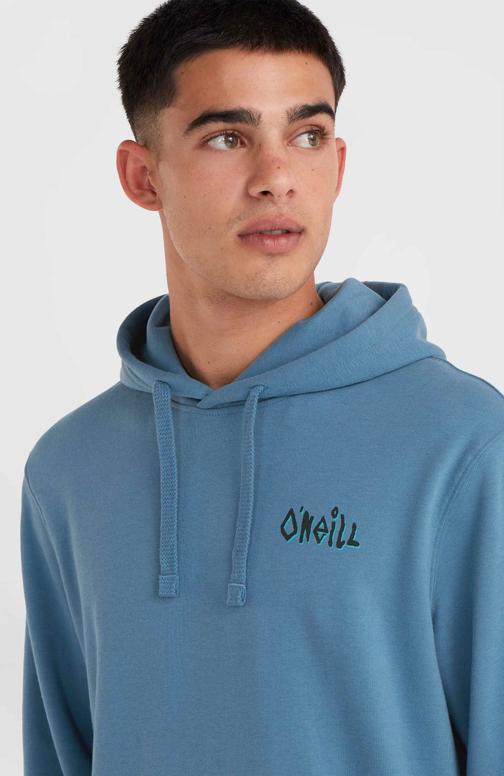 Framed hoodie | Copen Blue