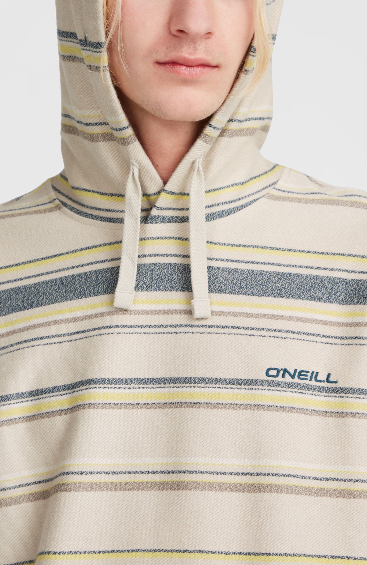 Bavaro hoodie | Grey Vintage Stripe