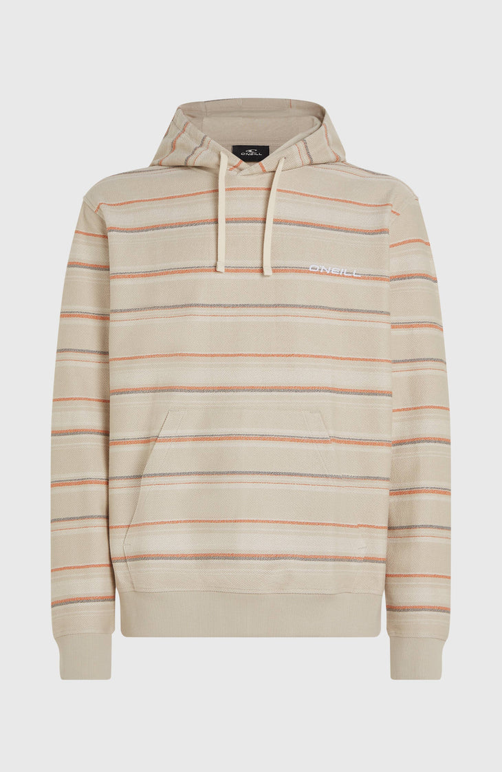 Bavaro hoodie | Beige/Orange Bavaro Stripe