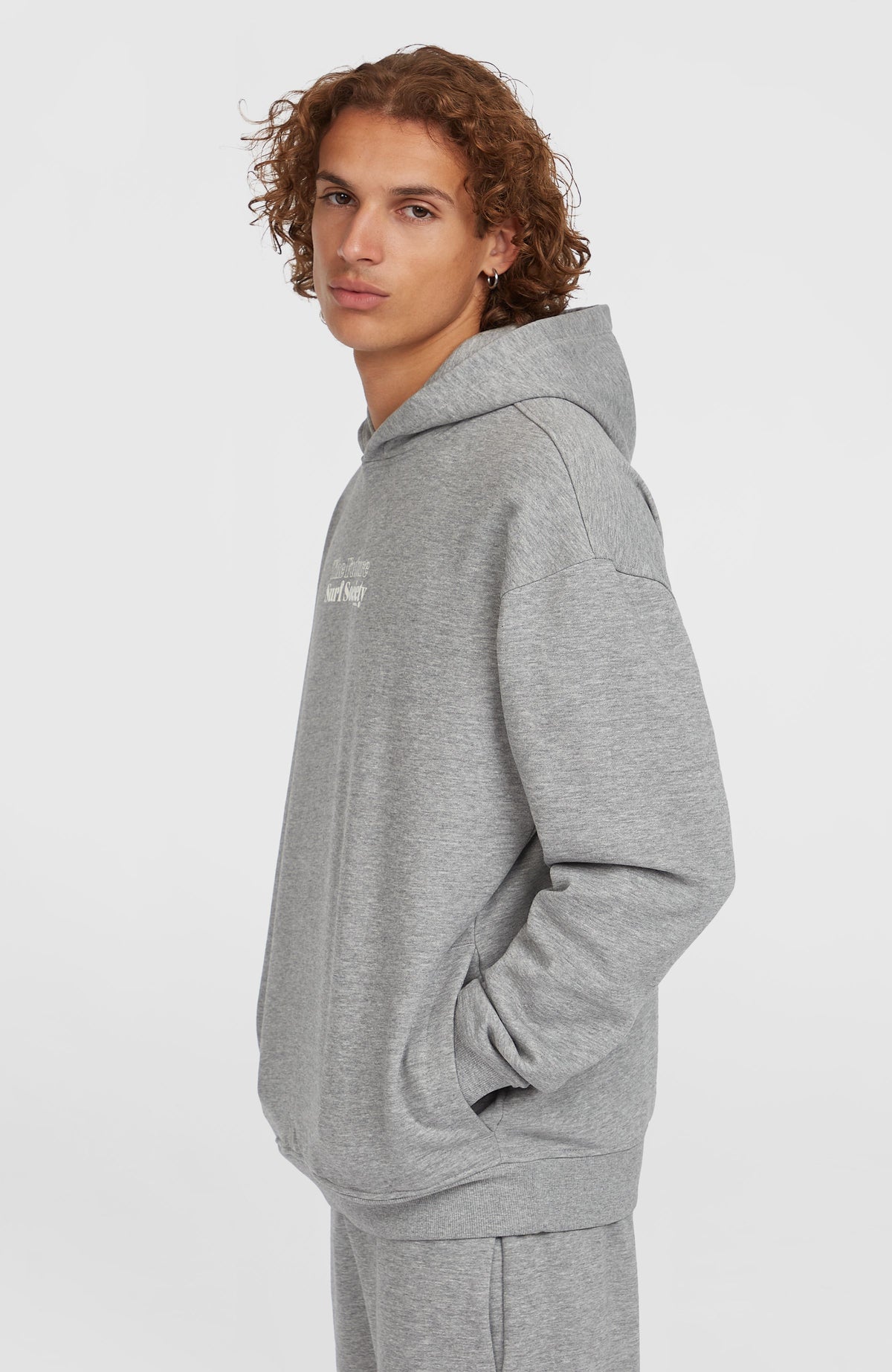Future Surf Society hoodie | Silver Melee