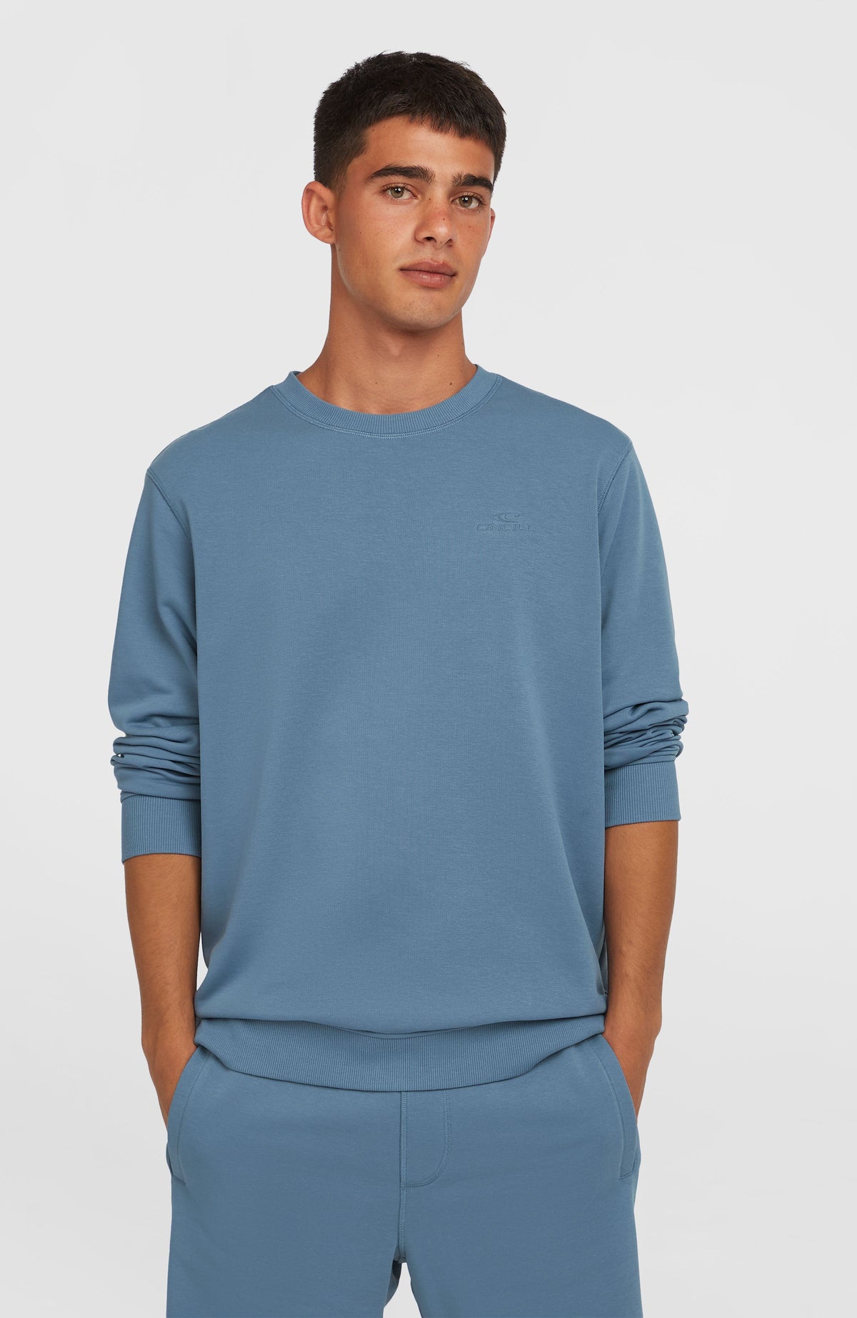 Logo Crew sweater | Copen Blue