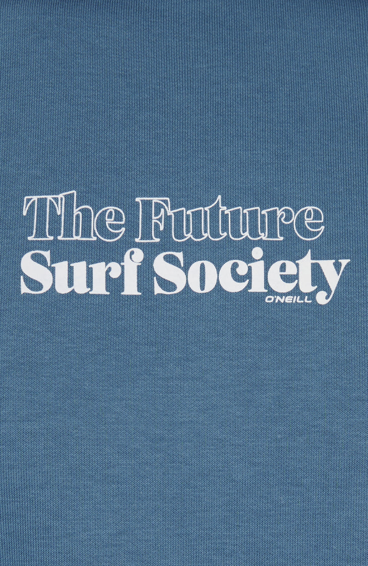 Future Surf Society Crew sweater | Copen Blue