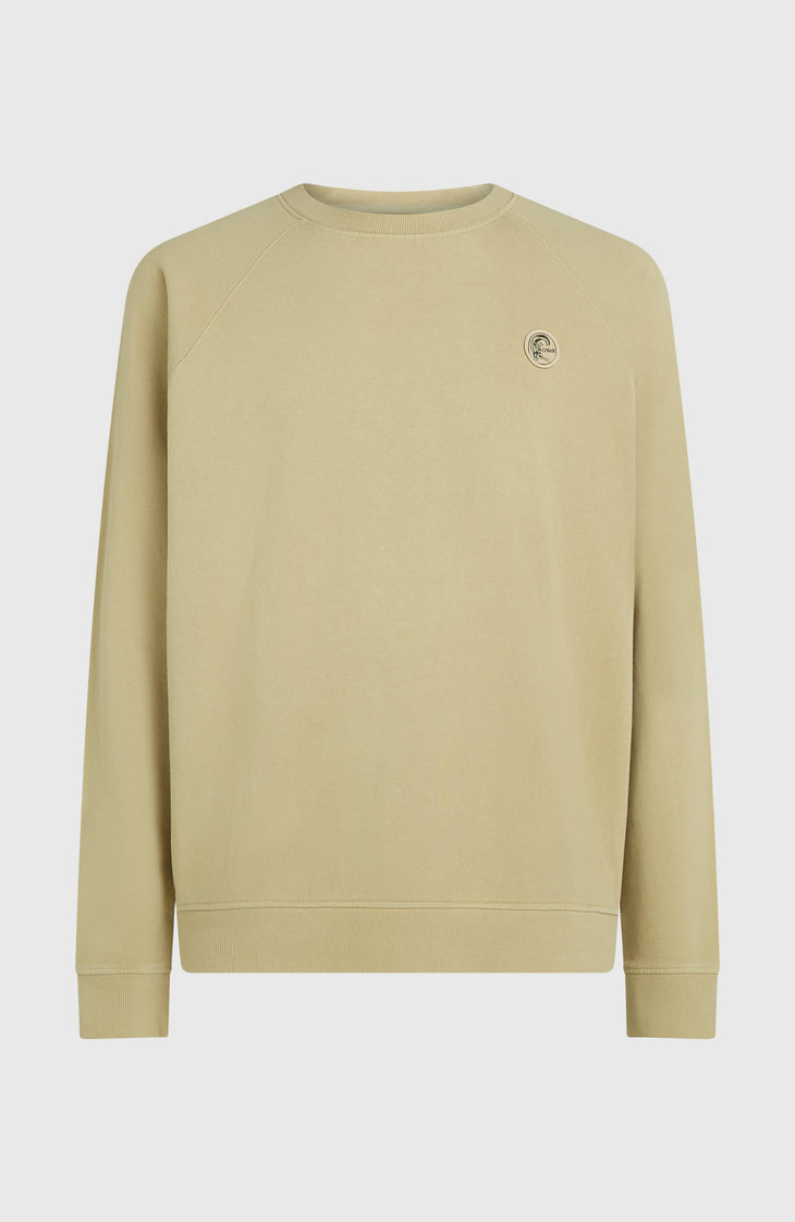 O'Riginals Badge Crew sweater | Olive Blush