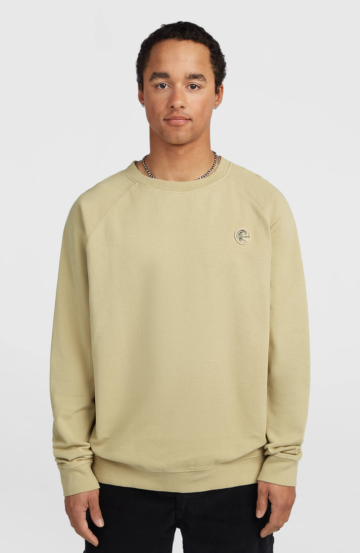 O'Riginals Badge Crew sweater | Olive Blush
