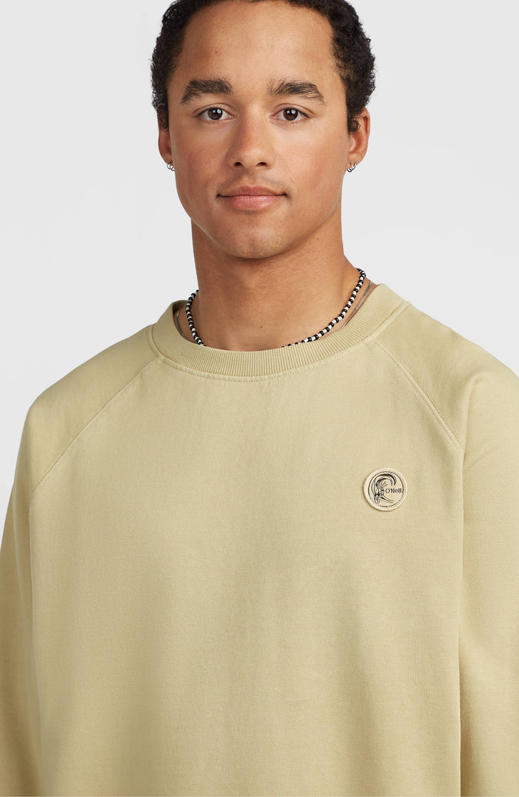 O'Riginals Badge Crew sweater | Olive Blush