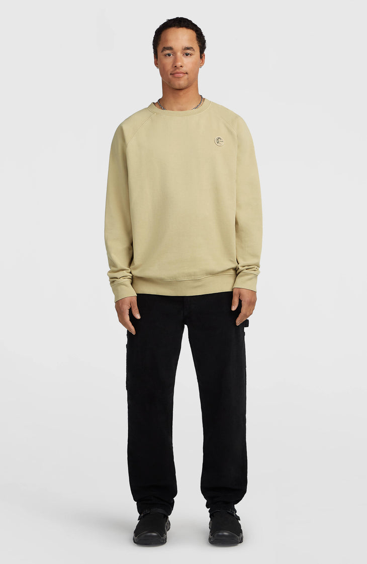 O'Riginals Badge Crew sweater | Olive Blush
