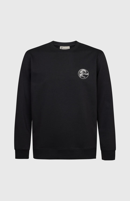 O'Riginals Chest Print Crew sweater | Black Out