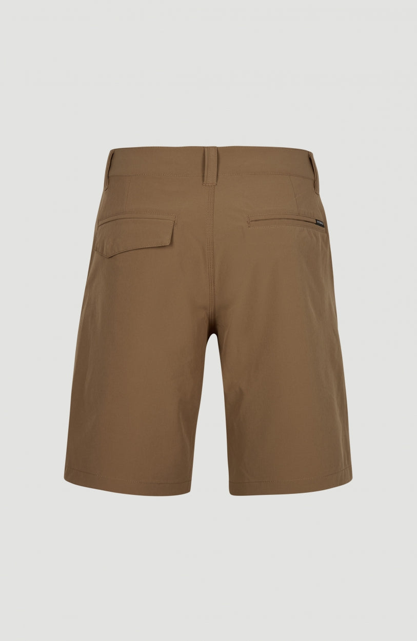 Short Hybrid Chino | Toasted Coconut