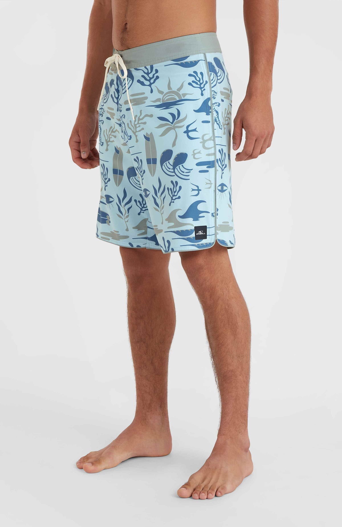 Hyperfreak Mysto Scallop 19'' boardshort | Blue Sky Mysto Scallop