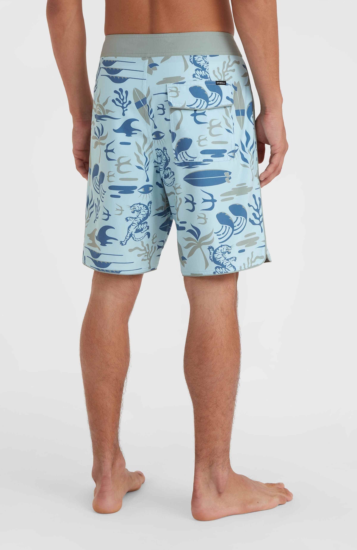 Hyperfreak Mysto Scallop 19'' boardshort | Blue Sky Mysto Scallop