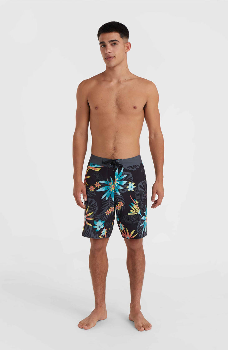 Hyperfreak Mysto Scallop 19'' boardshort | Black Mysto Scallop