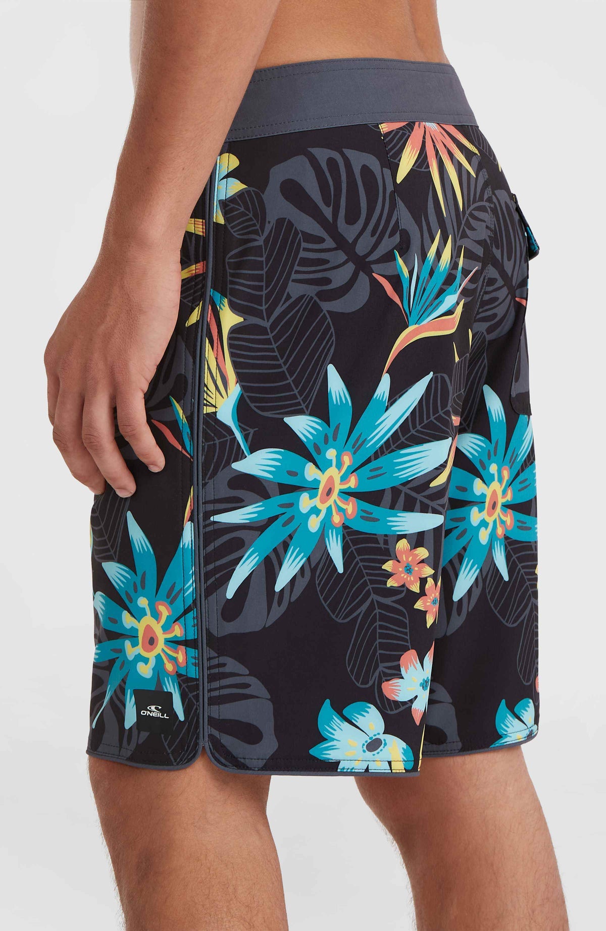 Hyperfreak Mysto Scallop 19'' boardshort | Black Mysto Scallop