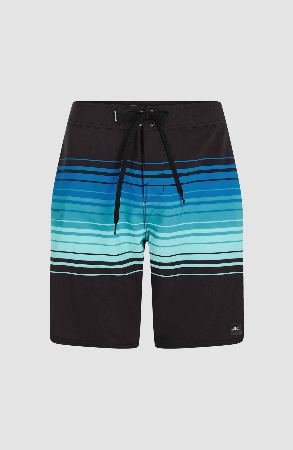 Hyperfreak Heat Stripe Line 19'' boardshort | Black Stripe Panel