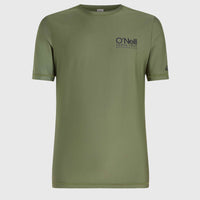 Essentials Cali shirt met korte mouwen | Deep Lichen Green