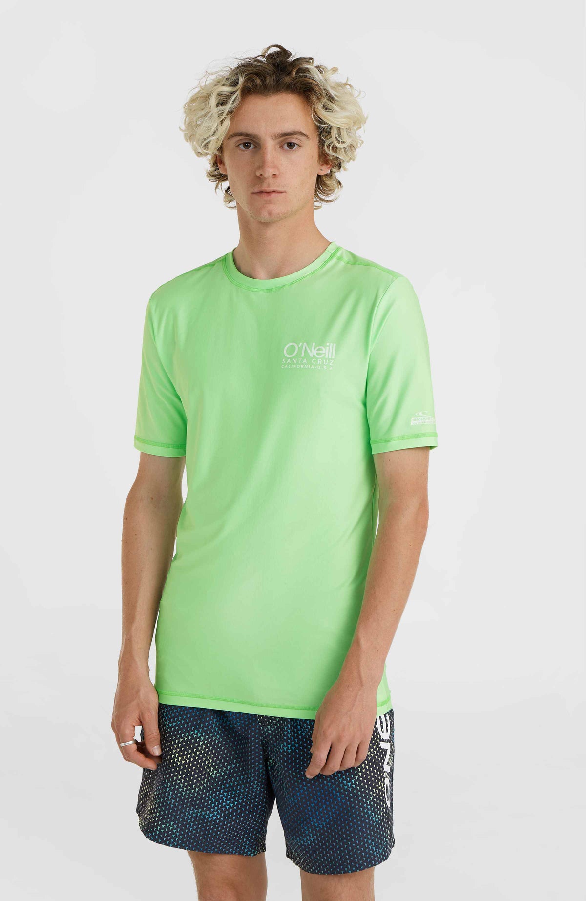 Essentials Cali shirt met korte mouwen | Neon Green