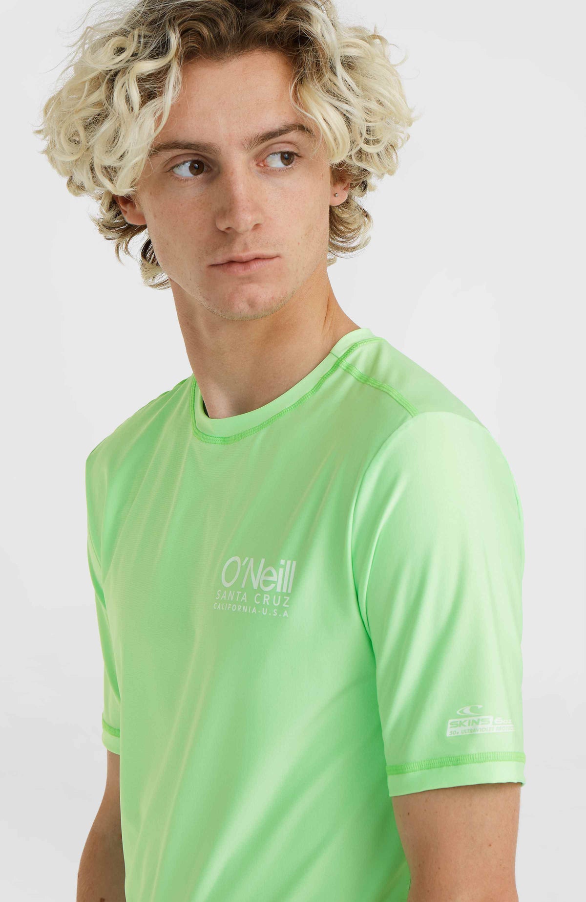 Essentials Cali shirt met korte mouwen | Neon Green