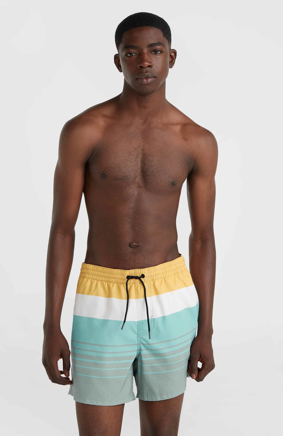 Mix and Match Cali Print 15'' zwembroek | Green Mix&Match Panel Print