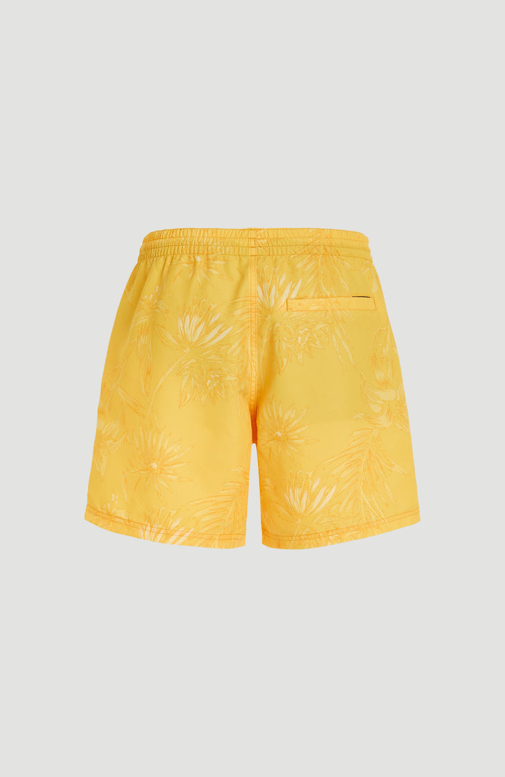 Mix and Match Cali 16'' zwembroek | Yellow Tonal Tropicana