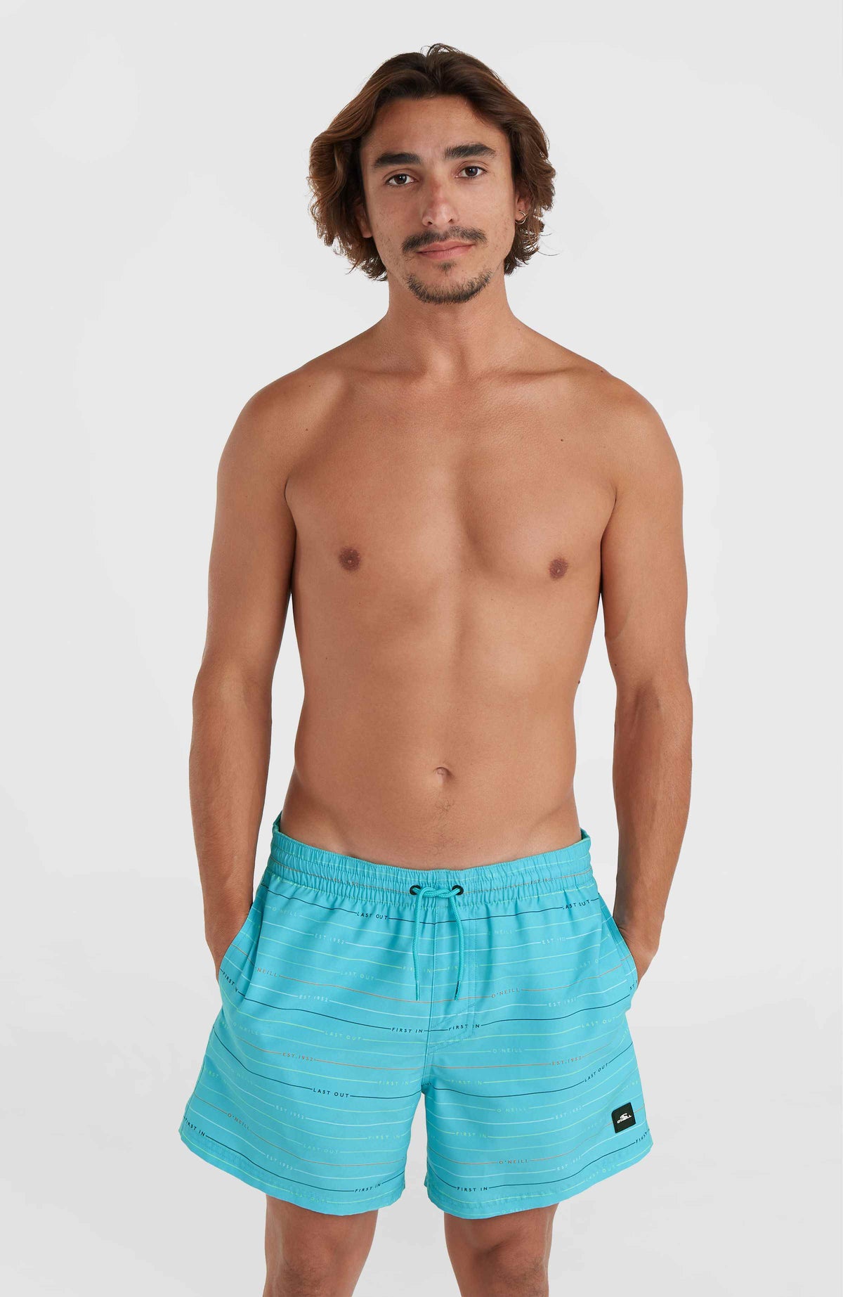 Jack O'Neill Cali First 15'' zwembroek | Blue First Name Stripe