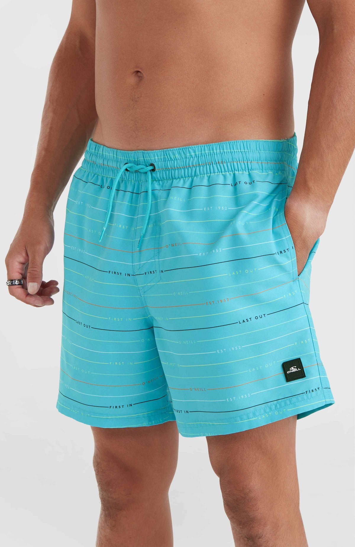 Jack O'Neill Cali First 15'' zwembroek | Blue First Name Stripe