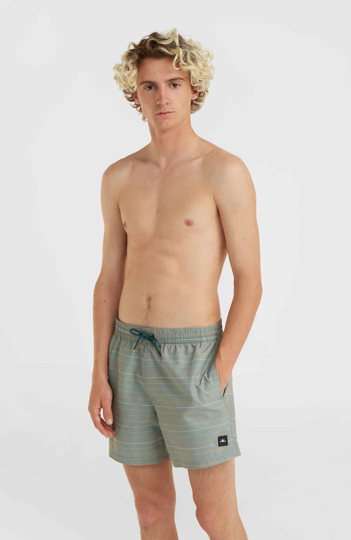 Jack O'Neill Cali First 15'' zwembroek | Green First Name Stripe