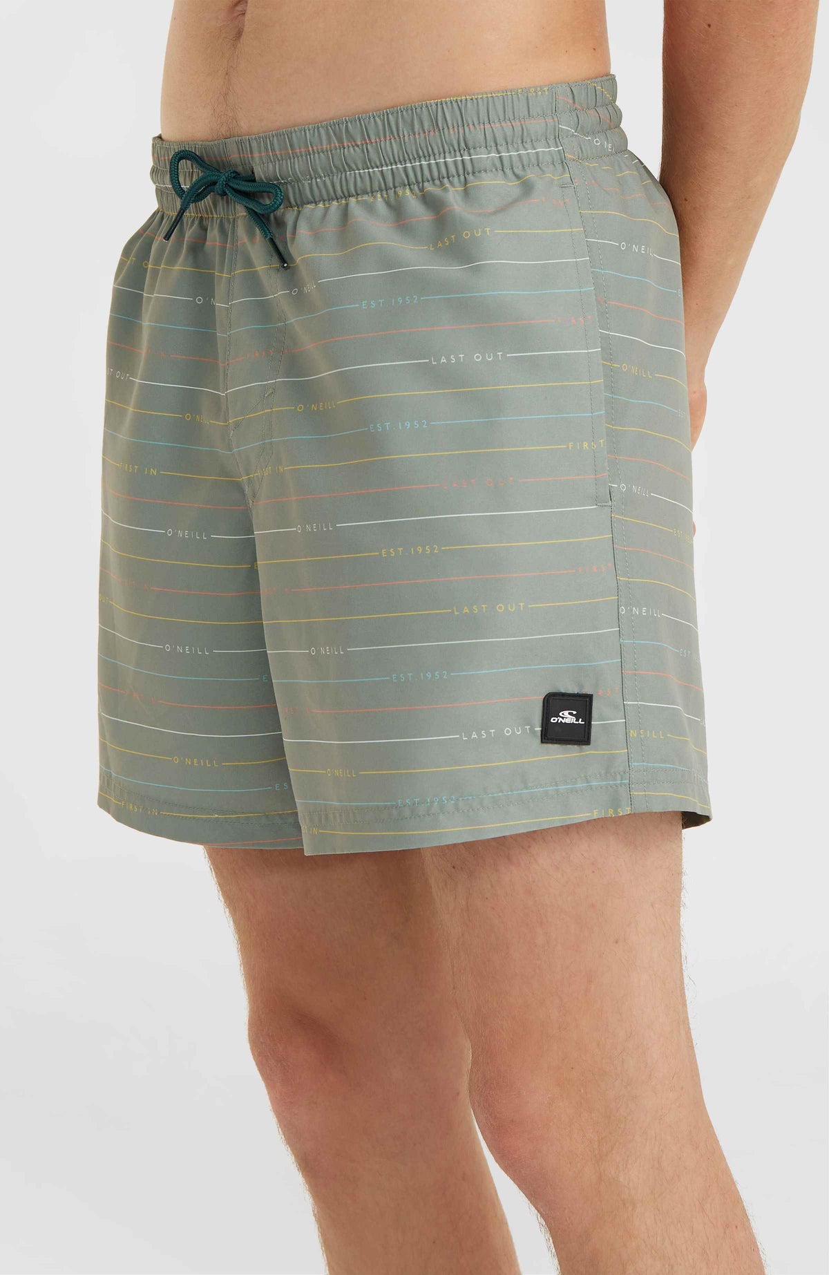Jack O'Neill Cali First 15'' zwembroek | Green First Name Stripe