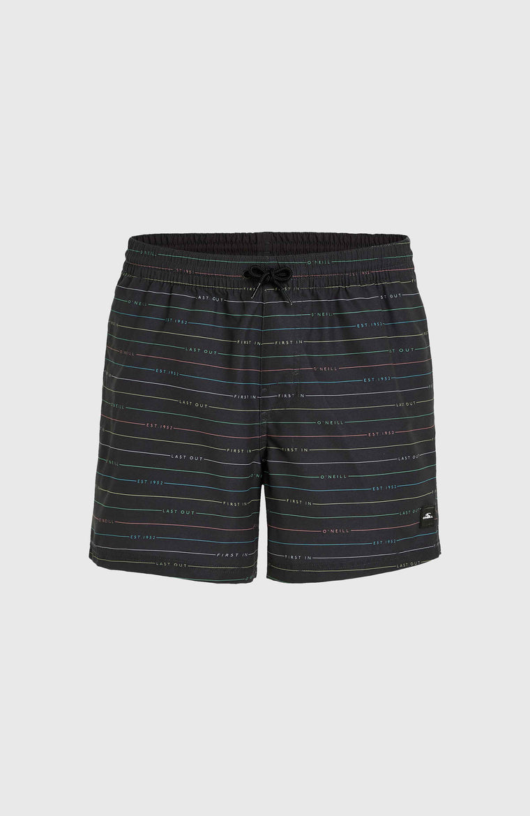 Jack O'Neill Cali First 15'' zwembroek | Black First Name Stripe Jack O'Neill Cali First 15'' zwembroek | Black First Name Stripe