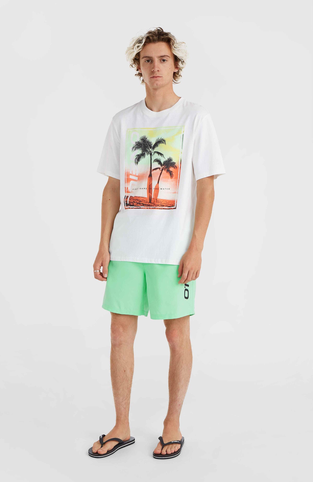 Cali 16'' zwembroek | Neon Green