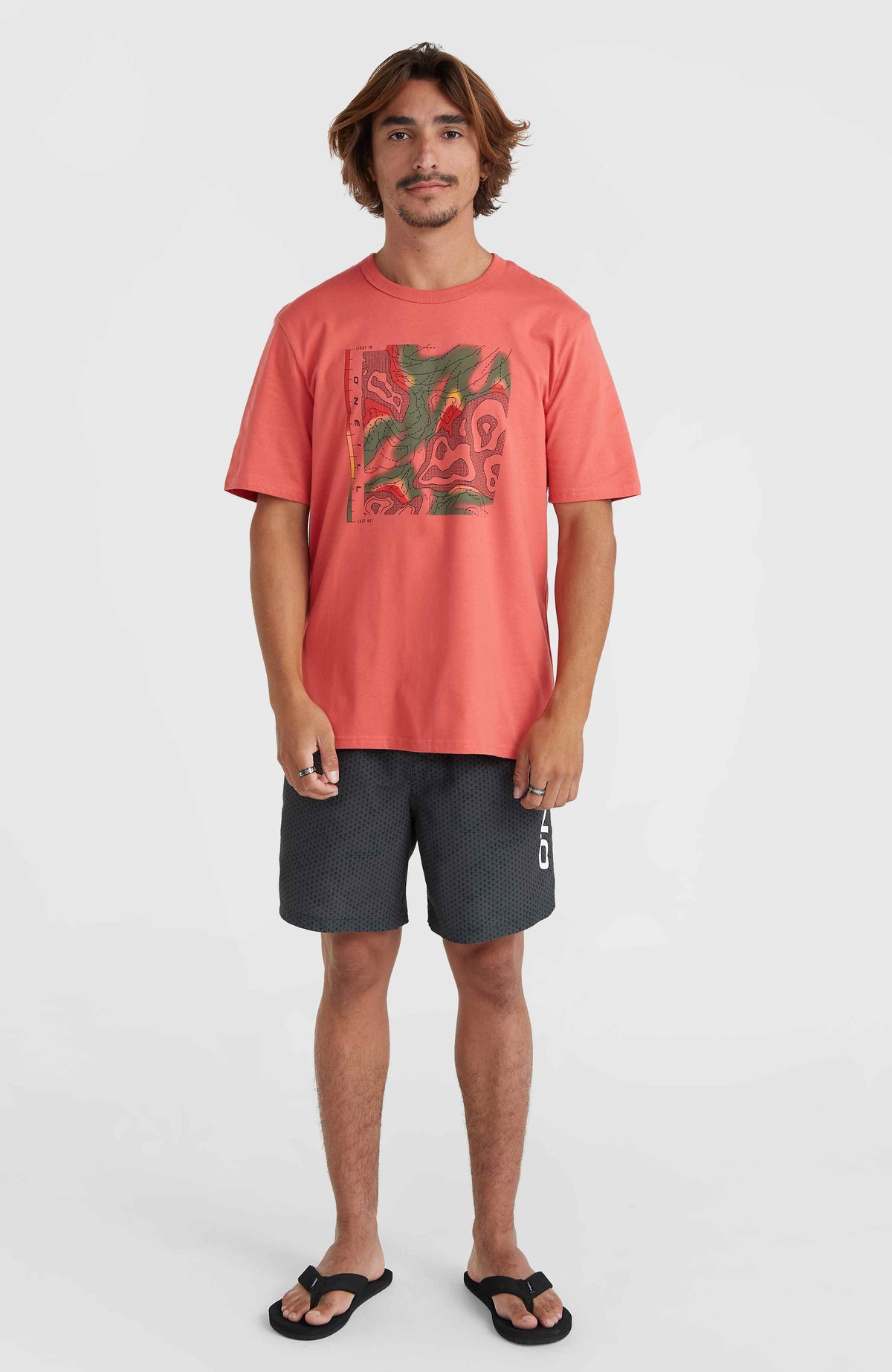 Cali 16'' zwembroek | Black IC Things Dark