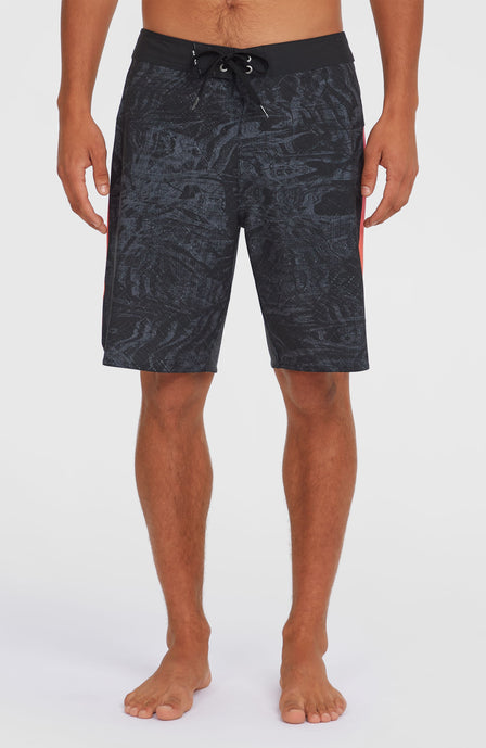 Hyperfreak Tech Panel 19'' boardshort | Black Pink/Orange Panel