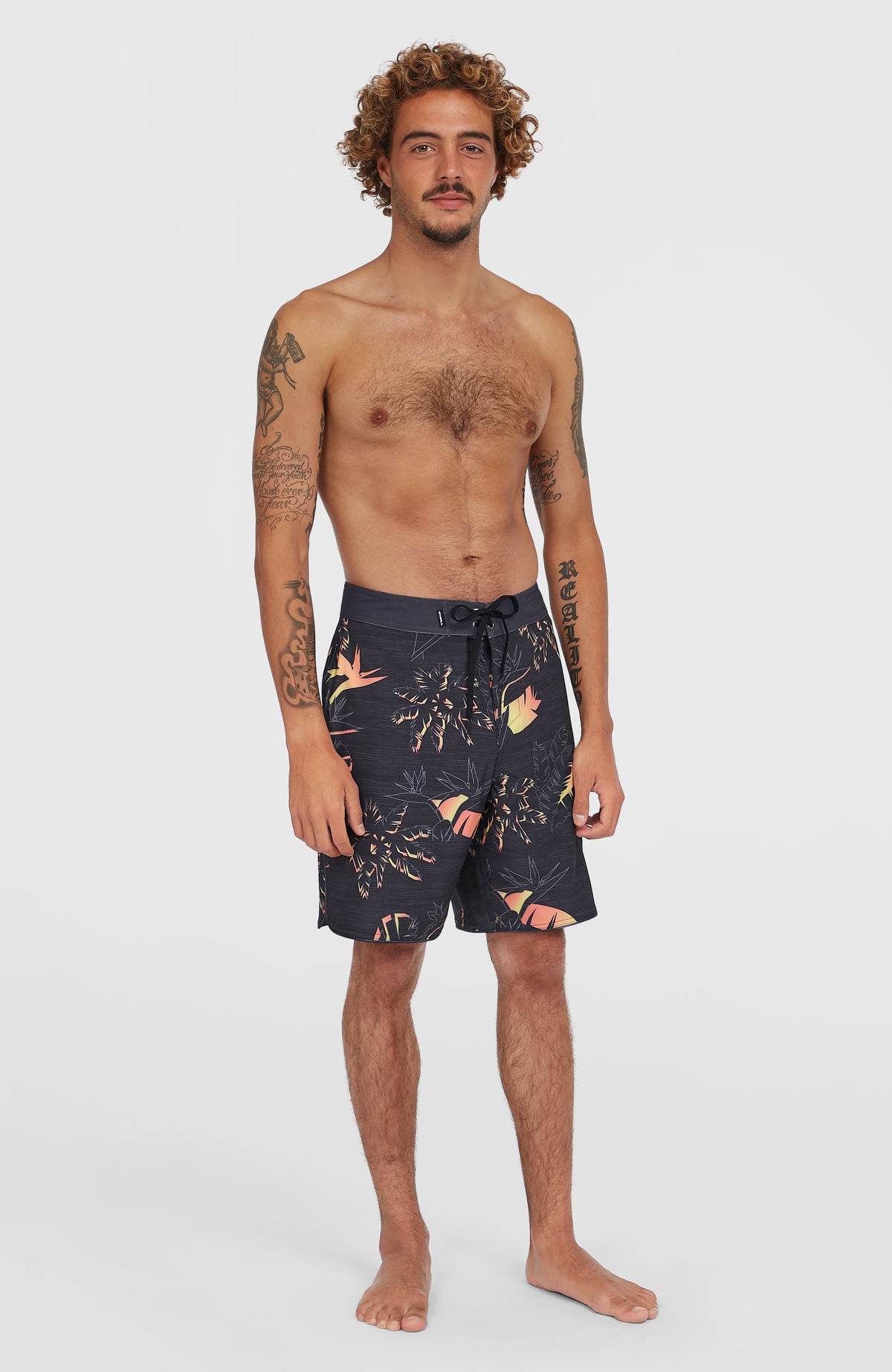 Hyperfreak Mysto Scallop 19'' boardshort | Black Mysto Scallop