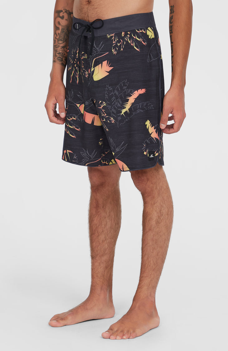 Hyperfreak Mysto Scallop 19'' boardshort | Black Mysto Scallop