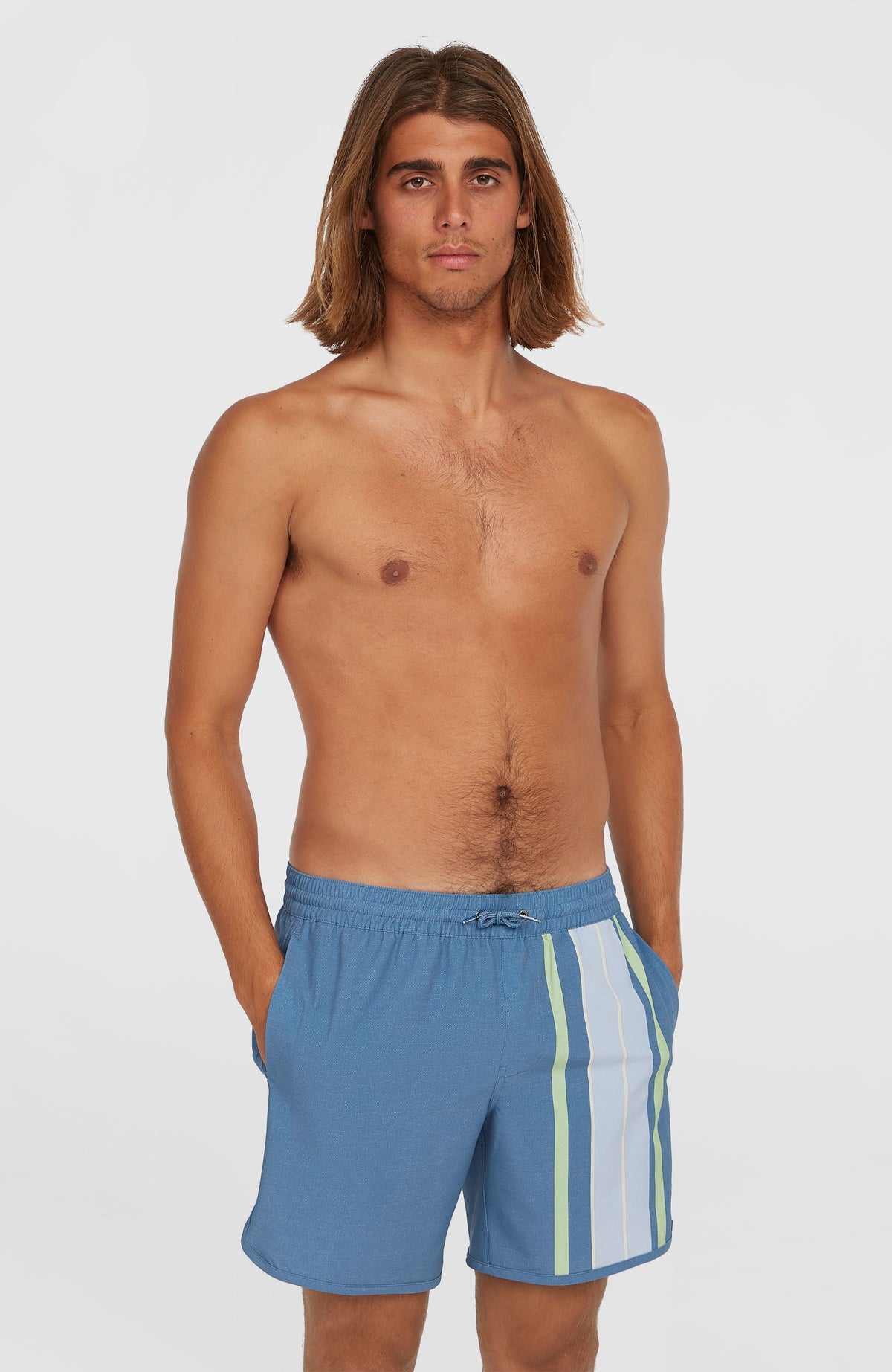 O'Riginals Scallop 16'' zwembroek | Blue Originals Longboard Stripe