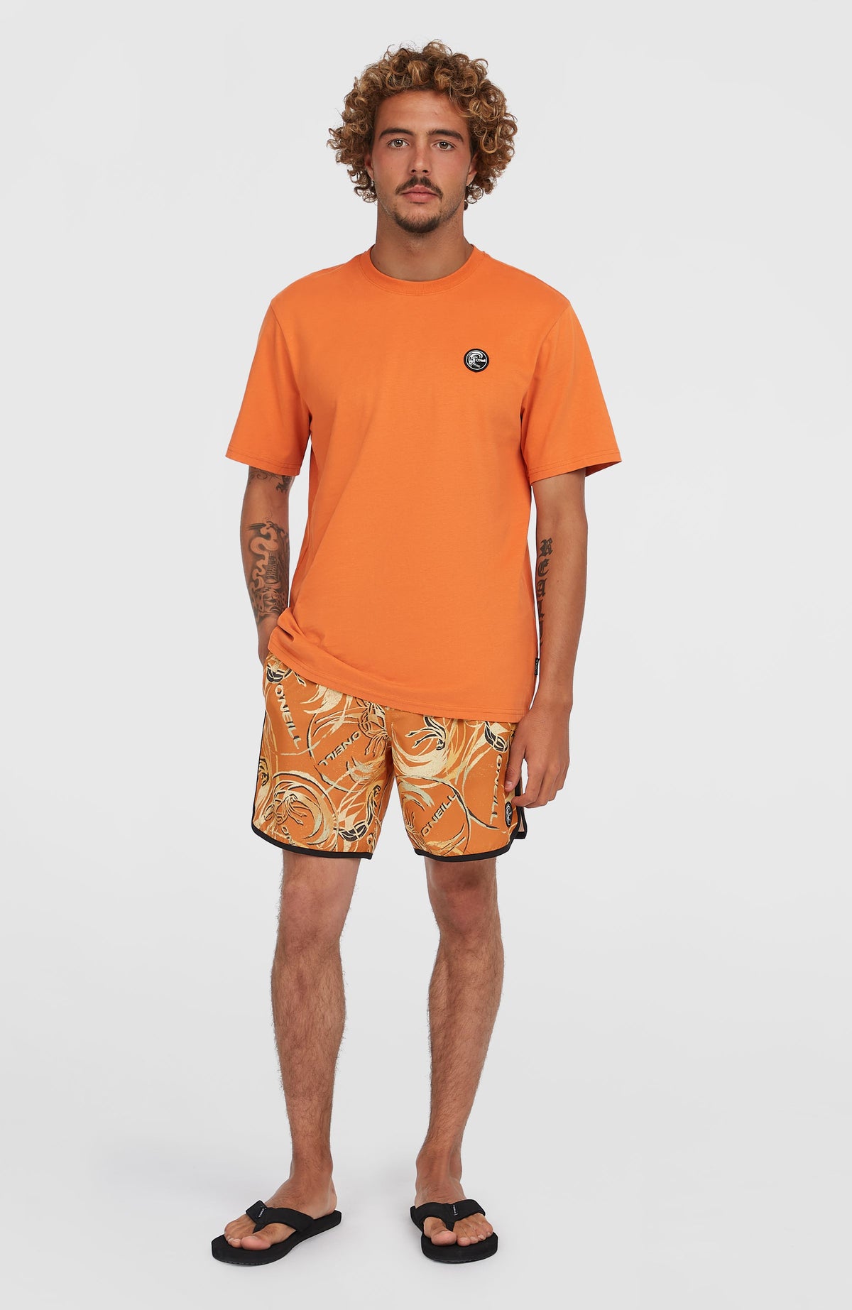 O'Riginals Scallop 16'' zwembroek | Orange Originals