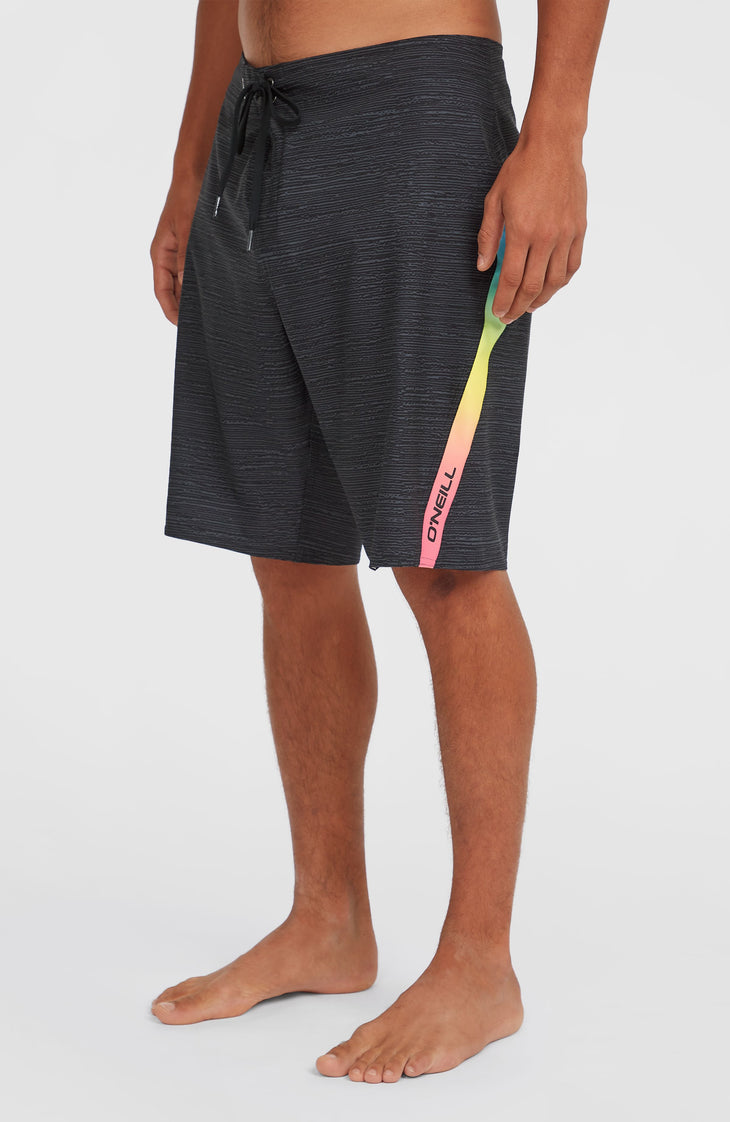 Superfreak Mysto 20'' boardshort | Black Multi Colour Panel