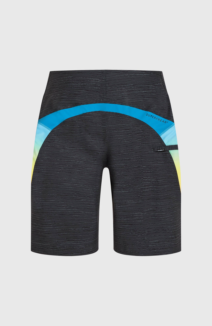 Superfreak Mysto 20'' boardshort | Black Multi Colour Panel