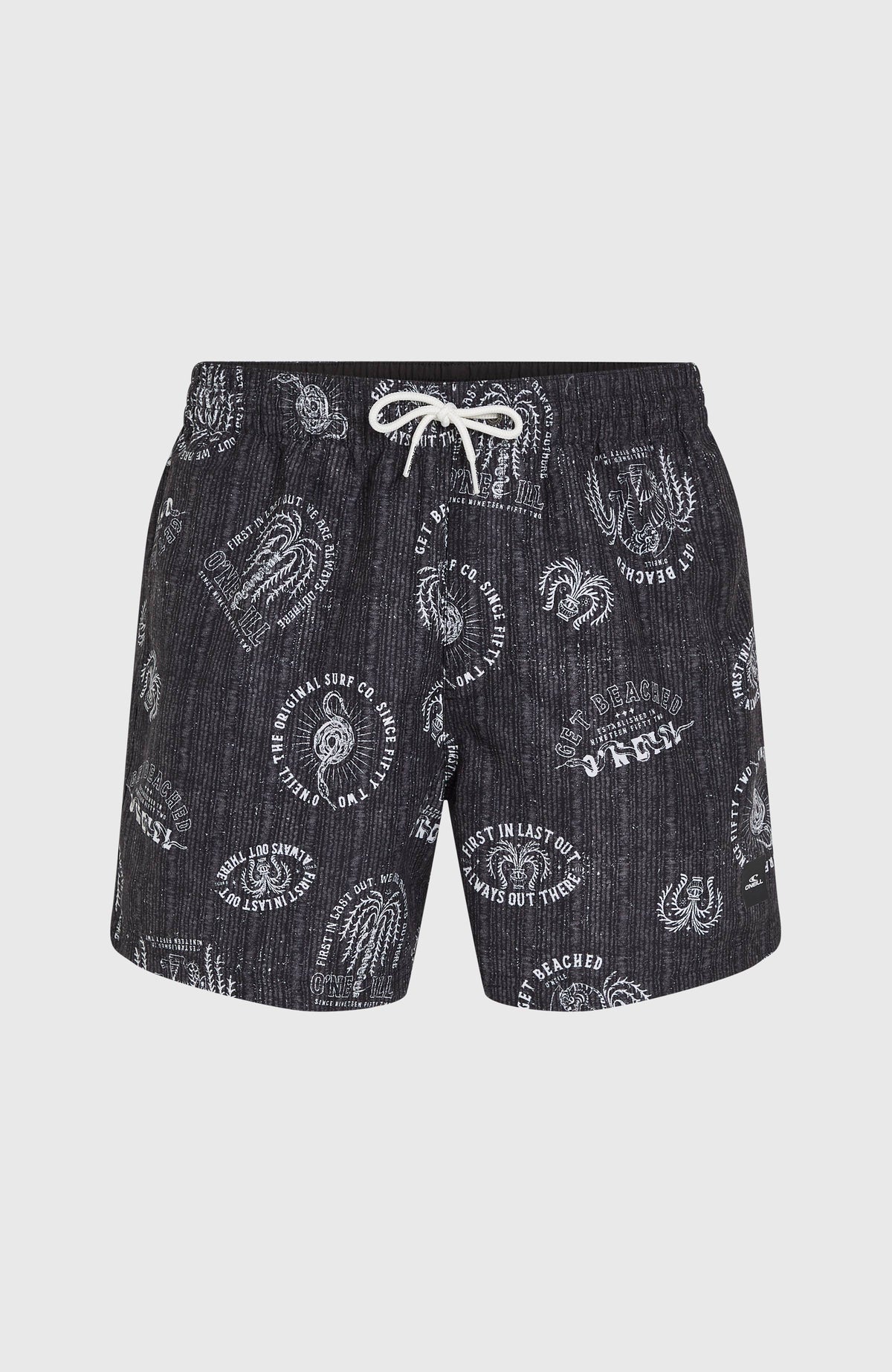 Cali Print 15'' zwembroek | Black Mystical