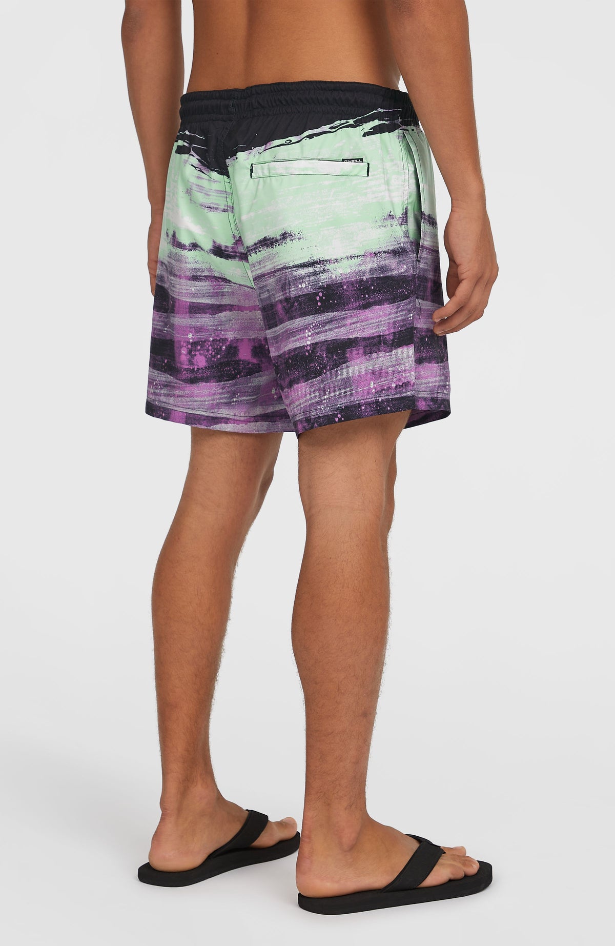 Cali Gradient 15'' zwembroek | Purple Melted Texture