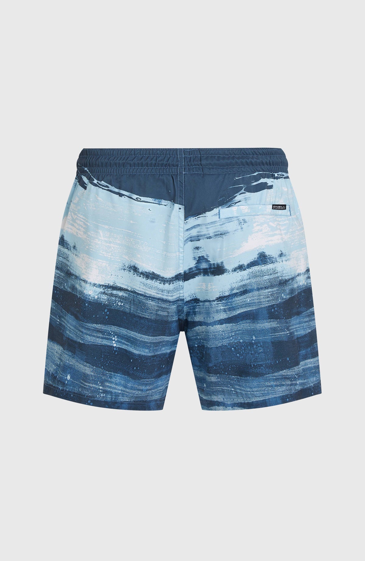 Cali Gradient 15'' zwembroek | Blue Melted Texture