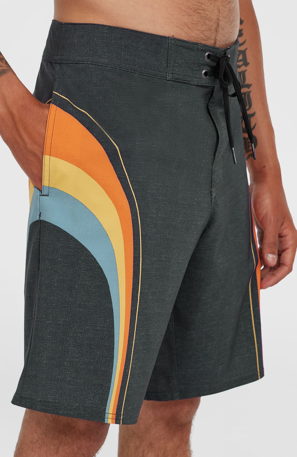 O'Riginals Longboard 19'' boardshort | Black Originals Stripe