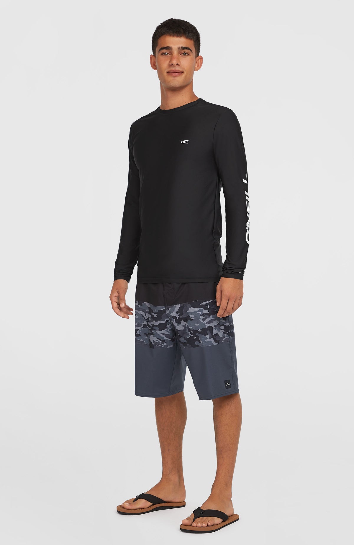 Essentials uv shirt met lange mouwen | Black Out