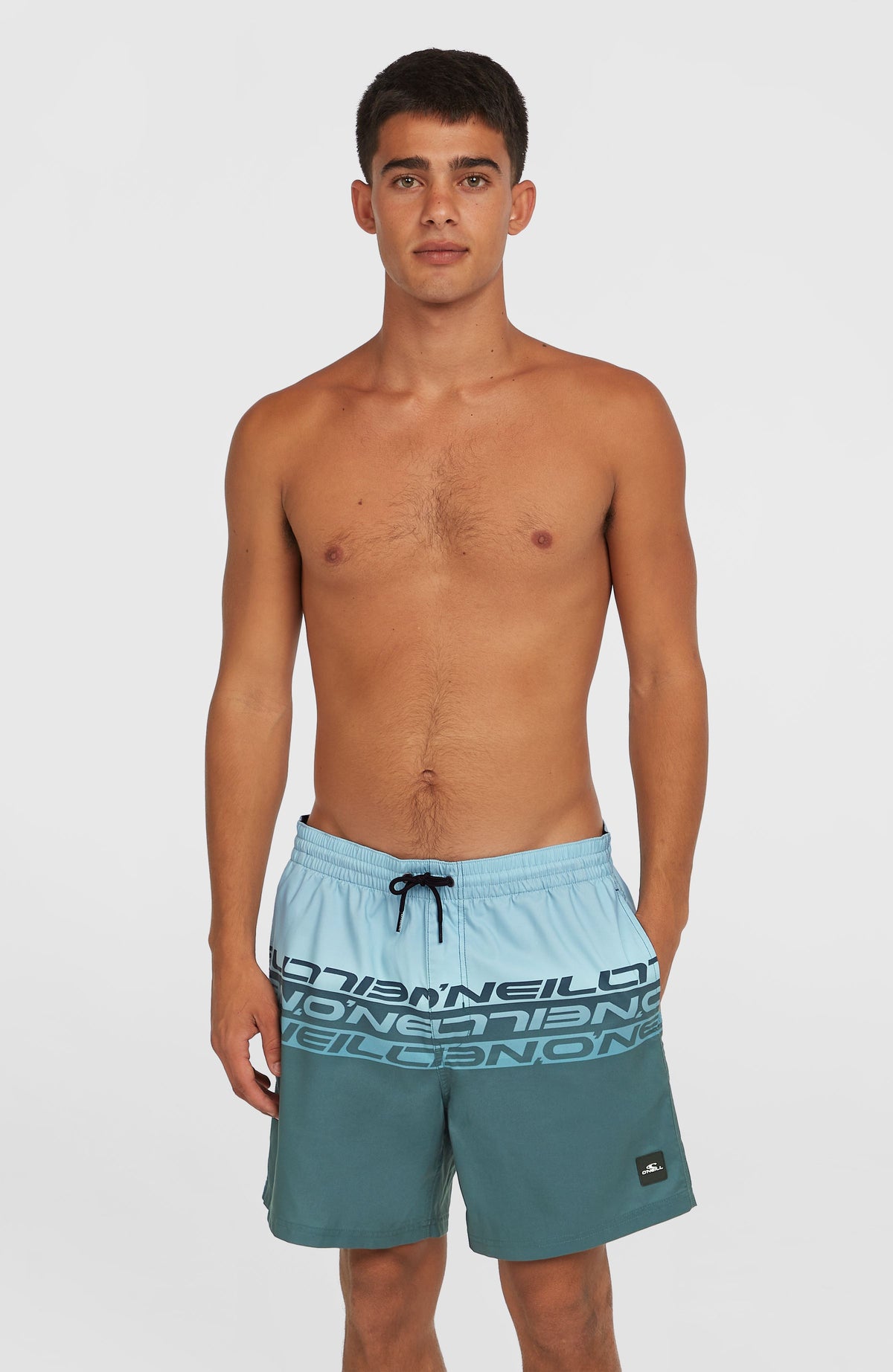 Cali Stripe 16'' zwembroek | Blue Upside Down