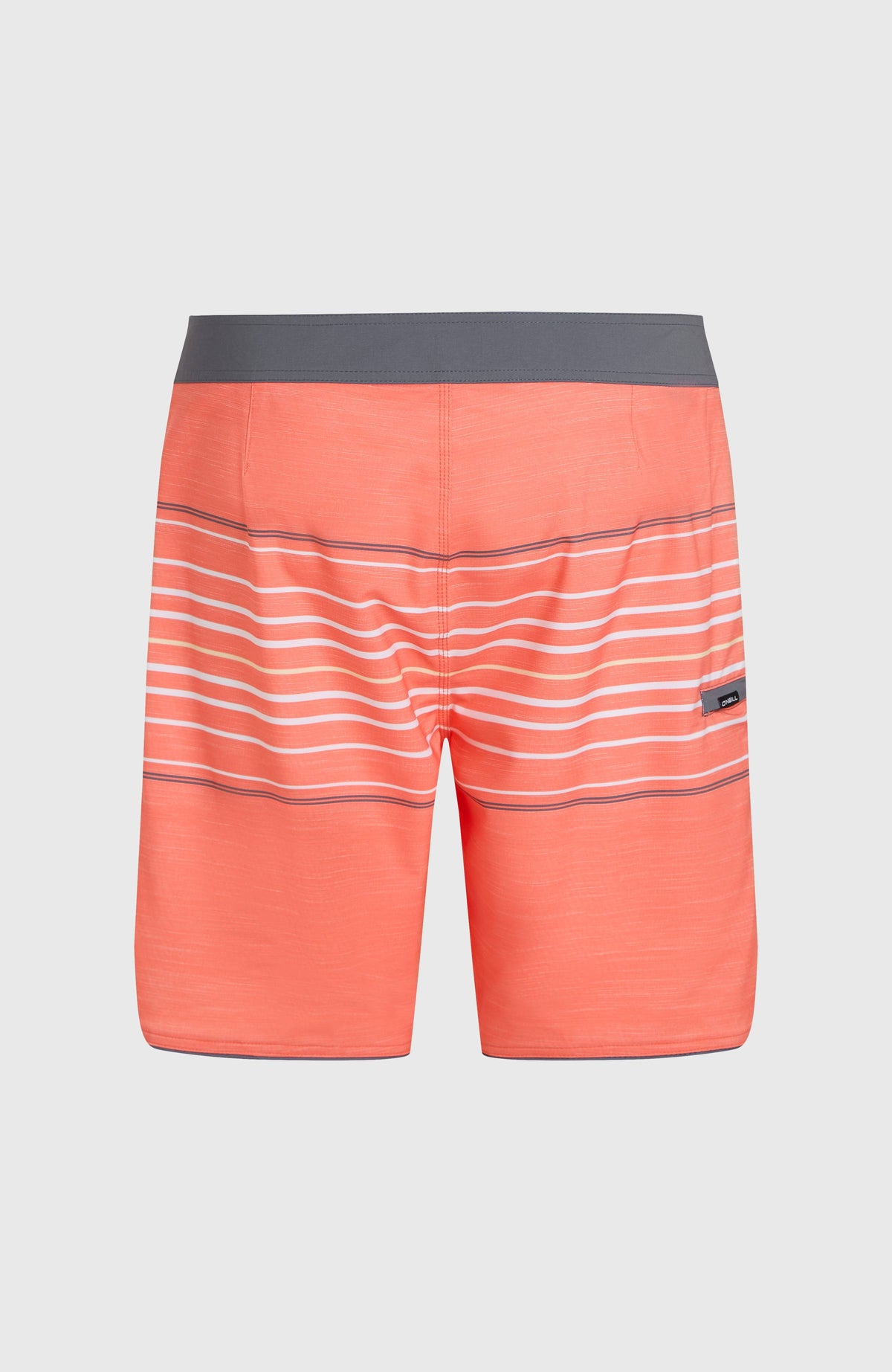 Hyperfreak Heat Stripe Scallop 18'' boardshort | Peach Echo Heat Stripe
