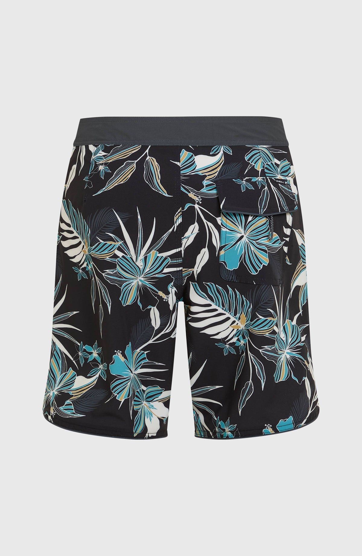 Hyperfreak Mysto Scallop 19'' boardshort | Black Mysto Scallop