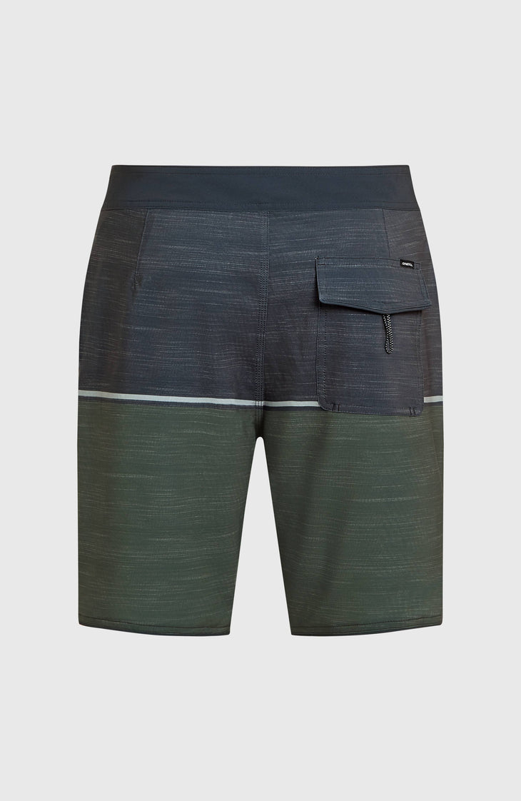 Hyperfreak Mysto Block 19'' boardshort | Dark Olive Mysto Block