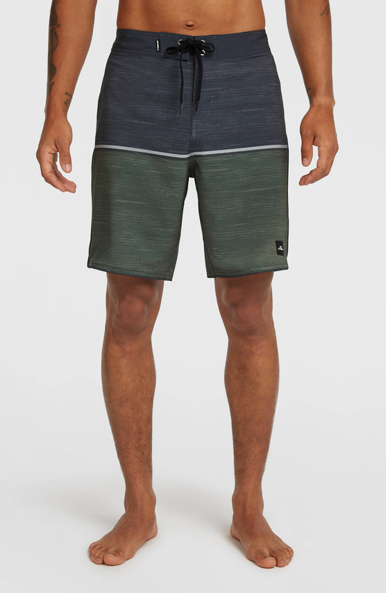 Hyperfreak Mysto Block 19'' boardshort | Dark Olive Mysto Block