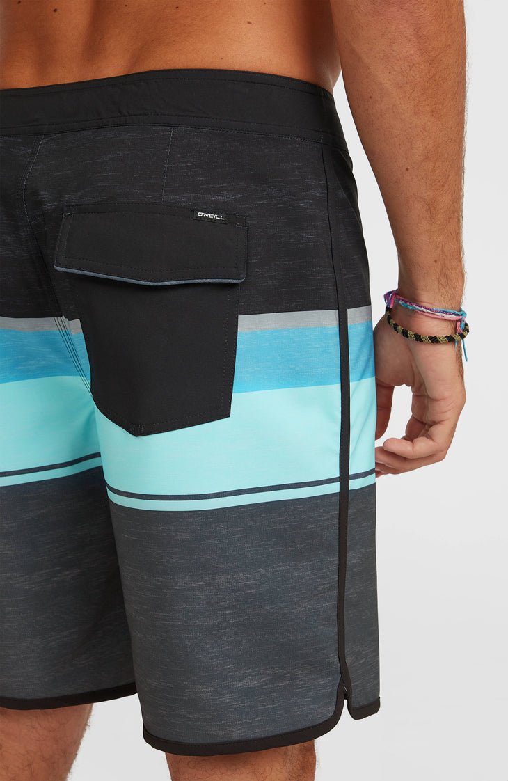 Lennox Scallop 19'' boardshort | Phantom Lennox Scallop